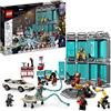 LEGO Marvel Armeria di Iron Man, Set per Costruire la Stanza delle Armature dei Supereroi Avengers, con Casco, Tuta e Macchina Giocattolo, Idea Regalo, Giochi per Bambini e Bambine da 7 Anni 76216