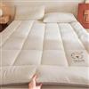 HLTQL Futon Pieghevole Una Piazza E Mezza Topper Materasso Matrimoniale Materasso da Pavimento Arrotolabile (Facile da Riporre)(1,90x200cm*3kg)