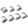 ZYEFGMFRQ Set di 7 Piedini Regolabili for Orlo Arrotolato, for Macchine da Cucire, for Accessori Singer Brother Janome Babylock Juki