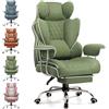 GTPLAYER Sedia Gaming Ergonomica Sedia da Gaming Reclinabile Sedia Ufficio con Poggiapiedi Sedia Gamer Schienale Regolabile per Lavoro e Gioco tessuto tecnologico verde