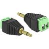 DELOCK ADAPTADOR STEREO JACK 3.5 MM TERMINAL BLOCK 2 PIN