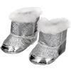 Heless- Stivali In Argento Per Bambole, Taglia 38-45 Cm, Colore, 844