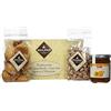 Dolci Aveja - Pacco Goloso - Amaretti 200g, Nocci Interrati (Mandorle Pralinate) 200g, Confettura Extra di Albicocche Offidius 220g