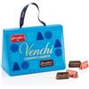 Venchi - Borsina Blu con Cioccolatini Gianduiotti Assortiti, 150 g - Con Nocciola Piemonte IGP - Senza Glutine - Idea Regalo