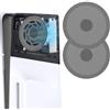 Buziba Confezione da 2 filtri antipolvere per ventola PS5 Slim dissipatore di calore traspirante copertura antipolvere rete antipolvere per ventola di raffreddamento PS5 compatibile con Digital & Disc