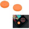Generico Cappucci di ricambio per joystick per AYANEO AIR Plus/Pocket Micro - Impugnature antiscivolo in silicone per un miglior controllo durante il gioco (Arancia)