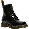 Dr. Martens - BROOKLEE Patent BLACK Lace Boot, Stivali per bambine e ragazze, colore Nero (Schwarz (black)) taglia 25