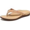 Vionic Womens Islander II Gold Cork Synthetic Sandals 39 EU