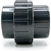 Baumaxxe Raccordo union in PVC-U 63 mm I Giunto smontabile con 2 manicotti a incollaggio e ghiera con O-ring I 2 pollici I Per impianti piscina, pompe, valvole e misuratori portata I bm364