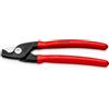 KNIPEX StepCut Cesoia per cavi rivestiti in resina sintetica 160 mm, 95 11 160