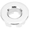 TOPINCN Foro per Lavabo Circolare, Lavabo da Bagno Copertura per Troppopieno per Lavabo Decorazione per Lavello da Cucina Anello per Foro di Ricambio Bagno Forniture per la Casa per Il Bagno(Argento)