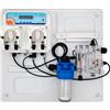Blulab Pompa Dosatrice Cloro Libero e PH con sonda Easy Pannel