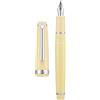 erofa Jinhao 82 Fine Penna stilografica, Giallo con Argento Trim acrilico liscio penna da scrittura