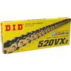 D.I.D DID 450624var - Catena con Chiusura a Rivetto 520vx3 Colore Dorado/Oro Link 114