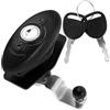 Ciieeo Maniglia alle Camper Forma Porta per Serratura di a 10-40mm Nylon Nero, Resistente di Spessore Adatta per Porte Applicazioni Esterne su Veicoli