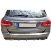 Recambo Protezione paraurti in Acciaio Inox Opaco Compatibile per Mercedes Classe C S205 Modello T | dal 2014 | qualità Premium