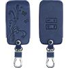 kwmobile Custodia Compatibile con Renault con 4 tasti Smart Key (solo Keyless Go) - Cover Chiavi Auto Protezione Copri Telecomando - Copri Chiave Copertura Viticci