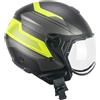 CGM 167K FLO CITY Nero Giallo fluo opaco sagomata M2