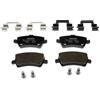 FERODO Kit pastiglie freni Posteriore non predisposto per visualizzazione avviso usura con accessori FDB4237 Compatibilità con LAND ROVER Range Rover Evoque L538, VOLVO XC60 156