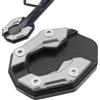 Tuxxjzm Cuscinetto per moto, Supporto per moto, Piastra di supporto per moto, Piastra di supporto laterale per moto, Cuscinetto di supporto per moto, Cuscinetto di estensione per cavalletto laterale per moto