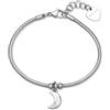 S'Agapõ Bracciale Donna in Acciaio con Simbolo Luna | Collezione Click - SCK294