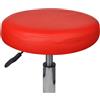vidaXL 84960 Sgabello regolabile in altezza rosso