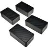 STIX Automotive Equipment 4 pezzi blocchi di gomma set 200x113x72mm blocco di gomma per martinetti