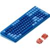 NuPhy Halo96 V2 Tastiera meccanica senza fili QMK/VIA, QWERTY US, Bluetooth / 2,4GHz, Blue Lagoon, Raspberry Switch