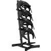 Tunturi Platinum Bulgarian power bag - Set 5-20 kg - Sandbag - Sacco zavorrato - Nero - Incluso rack di stoccaggio e app fitness gratuita