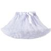 Generisch Gonna da bambina in tulle, tutù, gonna da principessa, con volant multistrato, per bambini, feste, carnevale, compleanno, fotografia, abbigliamento da ballo elastico in vita, #002-bianco, 1-3 anni