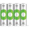 GP RECYKO - Batteria AA NiMH 2600 mAh, 1,2 V, 4 batterie AA, autoscarica molto bassa, precaricata per un uso immediato