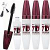 Generico Mascara volumizzante waterproof 7D, mascara allungante e volumizzante nero con fibre di seta 7D, ciglia naturalmente incurvate a lunga tenuta per un trucco occhi professionale (3pcs)