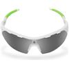 SIROKO - Occhiali Sportivi Fotocromatici K3s PhotoChromic Fluor Bianco/Verde