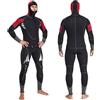 IUVYTA Muta da Sub Uomo Donna Muta da sub in gomma 5 mm Calda tuta nuoto invernale a maniche lunghe Set in due pezzi ispessito(1488 black,3XL)