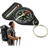Générique Escursionismo Compass - mini chiavi per bussola portatile, gadget per la navigazione leggera | Strumento multifunzionale per esterni, attrezzatura di sopravvivenza compatta, attrezzatura da trekking