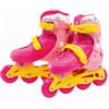 ODS - Barbie, Pattini a Rotelle Bambina, Pattini in Linea Allungabili, Stivaletto Rigido, in PVC, Taglia S (31-34), Età Consigliata +4 Anni