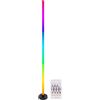 Generic Lampada da terra RGB, Luce angolare acrilica 10x10x123.5cm, Lampada da terra in modalità musicale controllata da app, Decorazione atmosferica della stanza che cambia colore, Illuminazione d'atmosfera