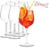 Tom Hugh Bicchieri da vino riutilizzabili, in plastica, per vino e cocktail, infrangibili e riutilizzabili, elegante alternativa al vetro, set da 6