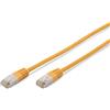 Digitus Patch Cable, SFTP, CAT5E, 5M, yellow cavo di rete Giallo, Cat-5e - 5 m, Cavo patch - SF-UTP - PVC
