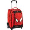 Maricart Zaino Trolley Scuola Elementare Spiderman 34,5x21x45 cm - Trolley Duo con Ruote in Gomma e Manico Telescopico - Zainetto Bambino 2026/2027