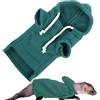 Generic Felpa Con Cappuccio Per Piccoli Animali, Felpa A Furetto, Felpa Per Piccoli Vestiti A Furetto Con Cavia, Cappuccio Di Maiale Indiano, Maglione Di Criceto, Con Corda Serra, Morbida