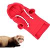 Generic Maglione Di Criceto, Maglione Di Furetto, Piccoli Fusti Di Vestiti A Filo Con Cavie Di Maialini Indiani - Felpa Con Cappuccio Per Cavia, Maglione Di Criceto, Con Corda Serra, Morbida Per La Pelle, Con