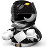 TUBBZ First Edition Black Ranger - Statuetta di anatra in gomma vinilica da collezione, prodotto ufficiale Power Rangers, TV per bambini, film e videogiochi