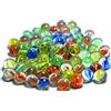 ARSUK Biglie di vetro 16 mm - Biglie decorative e da gioco colorate per artigianato e collezionisti - Ideali per giochi con biglie e progetti artistici (160-170 pezzi Colore Marmo)