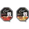 CesarCesar Ricette Classiche Cibo per Cane con con Manzo succulento e Pollo 150 g - 14 vaschette & Ricette di Campagna Cibo per Cane con Pollo, Verdure e Prezzemolo, 150 g, 14 VaschetteCesar