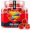 FLAVORS JOY Sugar Free Hard Candy Individually Wrapped | Wax Candy Fruit Slices | Keto & Diabetic Friendly Cherry | 200g