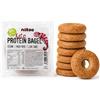 Nätoo Bagel Pane Proteico Per Dieta Keto, 8 Bagels Da 60g (480g Total) Ricco Di Fibre Con Semi Di Lino, Girasole e Sesamo Fonte Di Omega 3 e Omega 6 Pane Chetogenico Low Carb