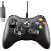 Mcbazel Controller cablato USB Gamepad Joystick compatibile con Xbox 360, Xbox 360 Slim, PC Windows 7/8/10