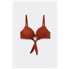 Tezenis Bikini Push-up Leggermente Imbottito Paradise Bay Rum Donna Marrone