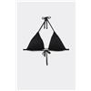 Tezenis Bikini Triangolo Leggermente Imbottito Jewel Net Donna Nero